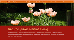 Desktop Screenshot of naturheilpraxis-honig.de